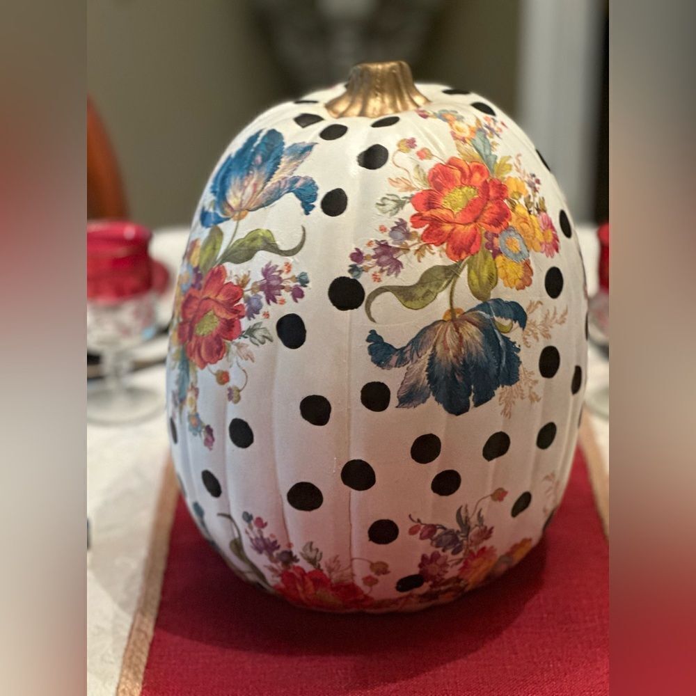 Designer inspired 15” Tall Pumpkin